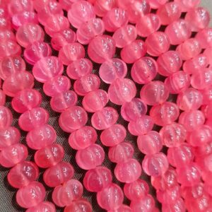 Ruby Oval Beads
