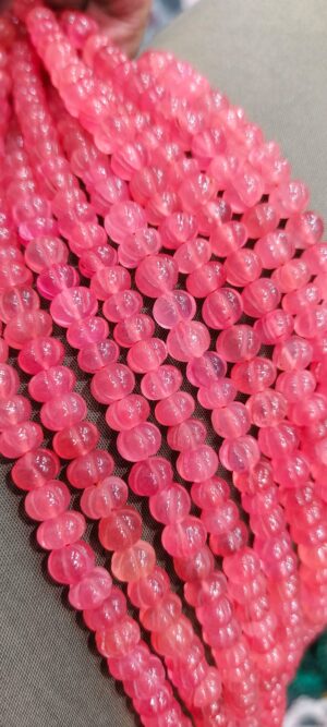 Ruby Oval Beads