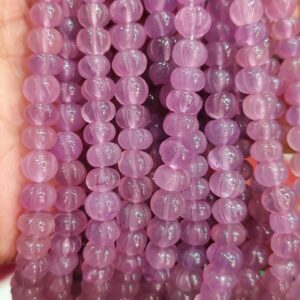 Ruby Barrel Beads