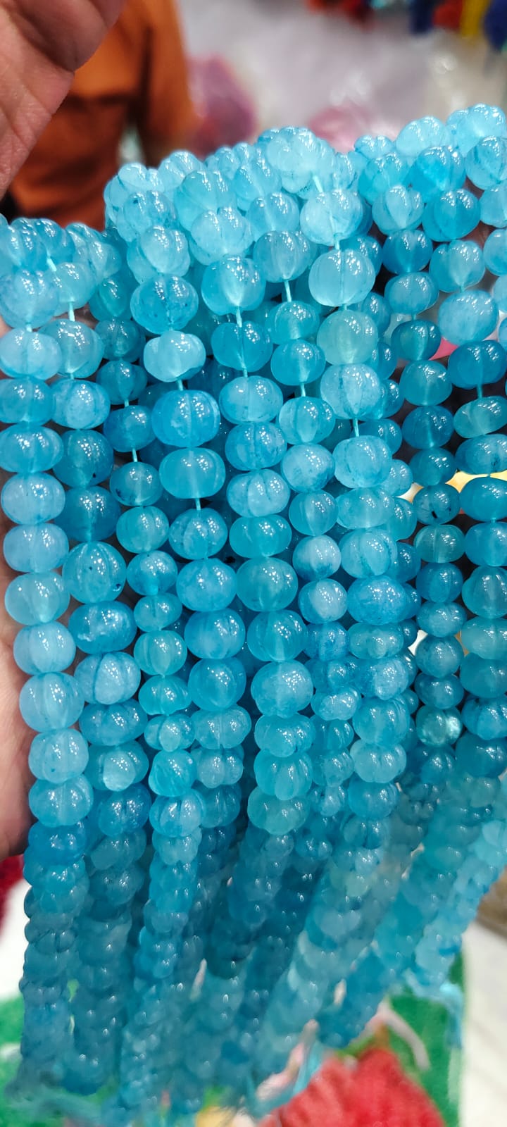 Blue Chalcedony Beads