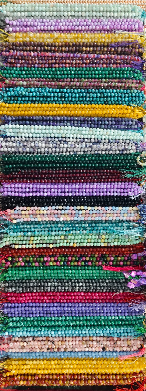 Multicolor Beaded Thread Bangle Set