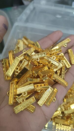 Raw Loose Gold Plated Casting Beads